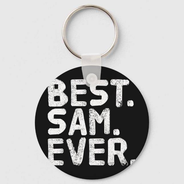 Porte-clés Idée cadeau de père d'hommes drôles de Sam jamais  (Recto)