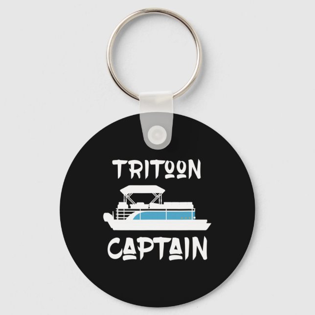 Porte-clés Idée Cadeau Du Capitaine Tritoon Pour Le Propriéta (Recto)