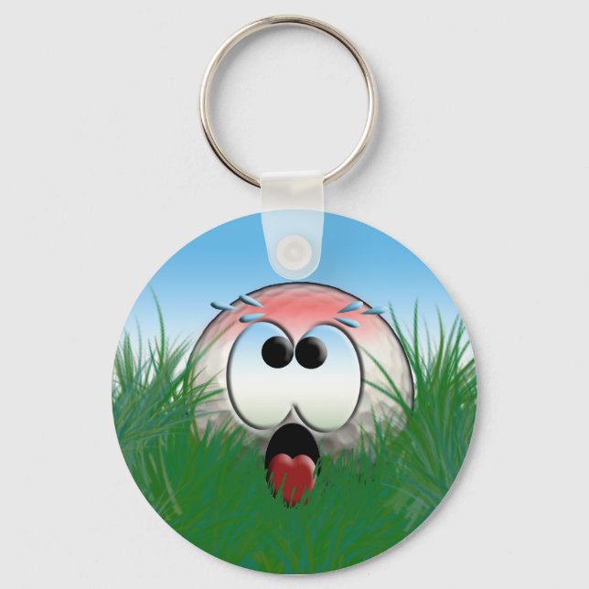 Porte-clés Idée cadeau Golfer Golf Player Golfball Humour amu (Recto)