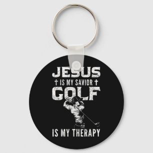Porte-clés Idée cadeau golfeur chrétien amateur de sport Jésu