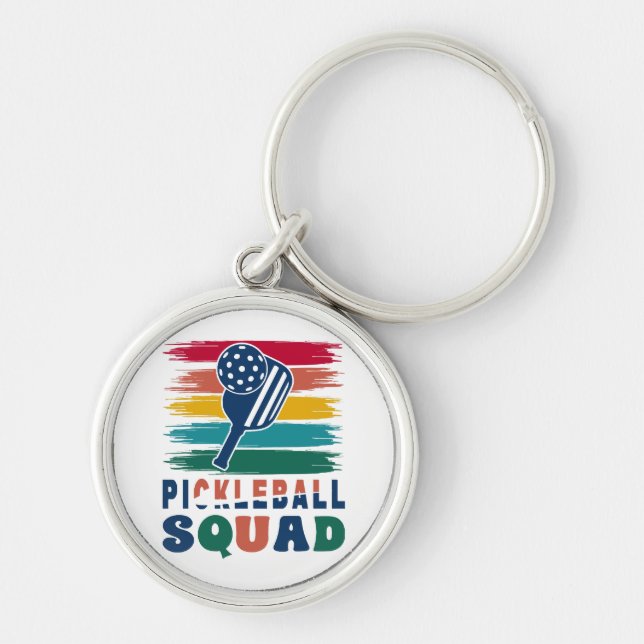 Porte-clés Idée de cadeau pour joueurs de pickleball (Devant)
