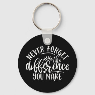 Porte-clés Idée de design d'appréciation de l'enseignant