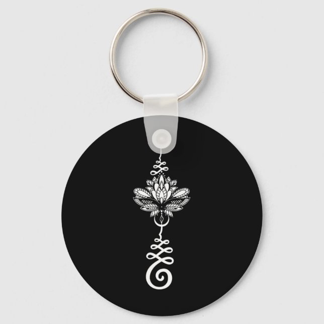 Porte-clés Idée de design parfait pour les femmes de yoga Éso (Recto)