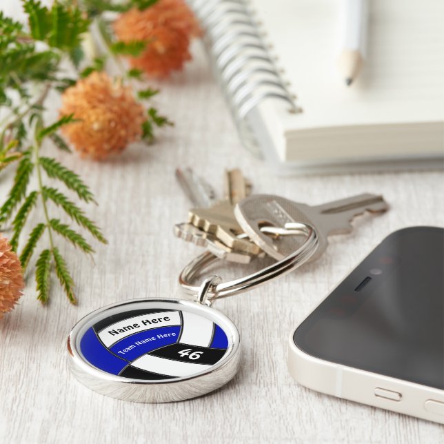 Porte-clés Idées cadeaux de volleyball pour la nuit senior Pe (Côté)