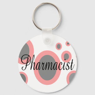 Porte-clés Idées de cadeau de pharmacien--Conceptions unique