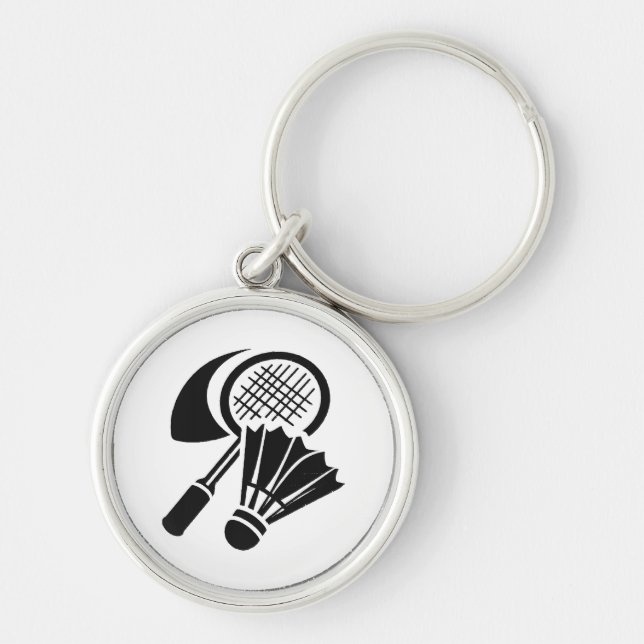 Porte-clés Idées de cadeaux de badminton (Devant)