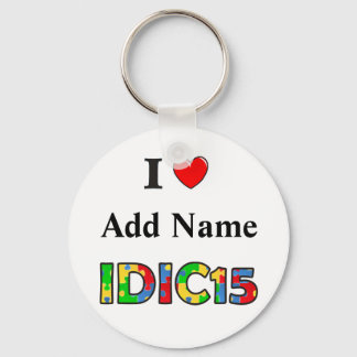 Porte-clés IDIC15 Porte - clé J'aime Personnaliser