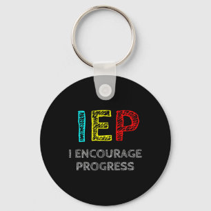 Porte-clés IEP I Encourager Progress Special Education School