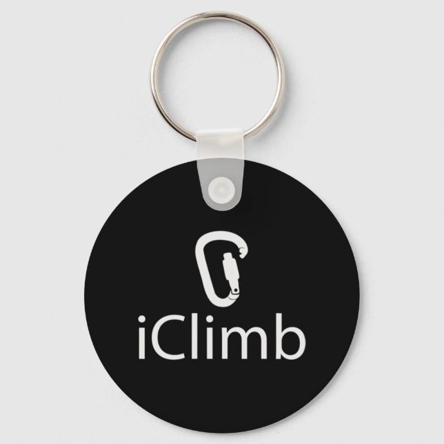 Porte-clés Iescalb Fun Rock Escalade mignonne Climber Humour (Recto)