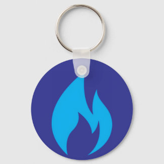 Porte-clés Ignorer le Porte - clé de flamme bleue