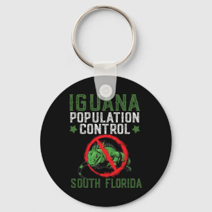 Porte-clés Iguana Chasse Design Pour Sud De La Floride Iguana