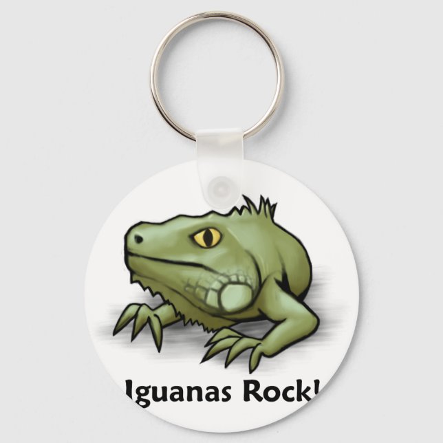 Porte-clés Iguanas Rock ! (Recto)