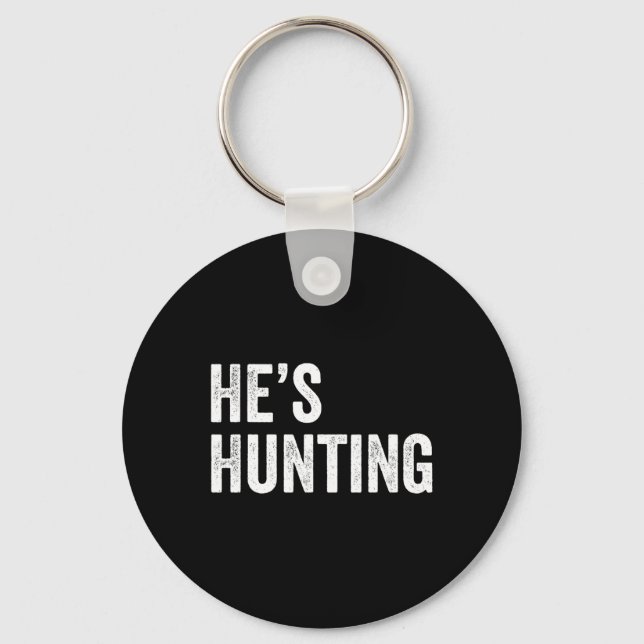 Porte-clés Il chasse des cadeaux amusants 4 (Recto)