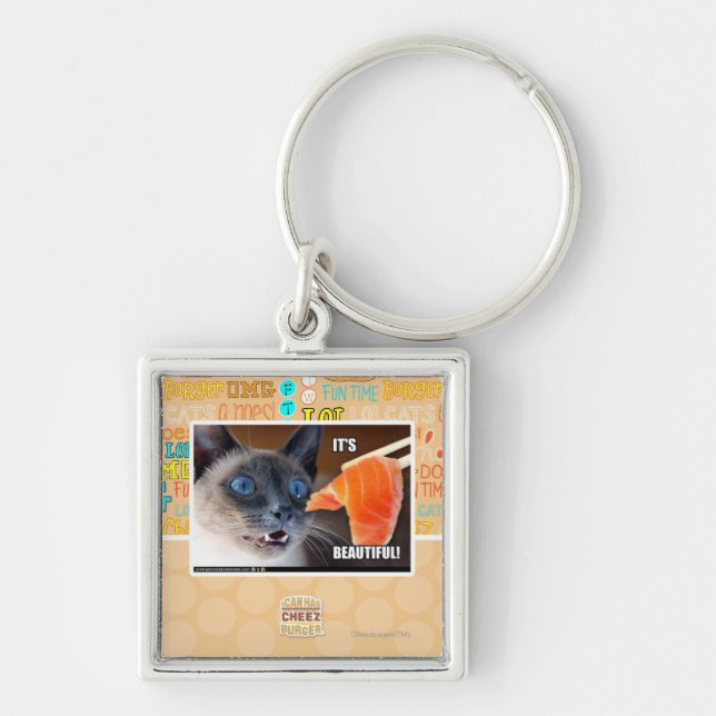 Porte-clés Il est beau ! (Devant)