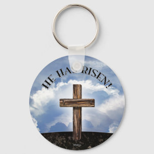 Porte-clés Il Est Devenu Un Ciel De Croix Robuste