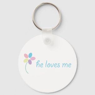 Porte-clés "il m'aime" porte - clé