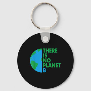 Porte-clés Il n'y a pas de Jour des terres Planet B De l'envi