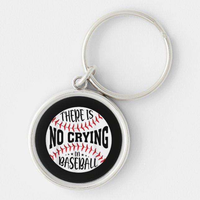 Porte-clés Il N'Y A Pas De Pleurage Au Baseball (Devant)