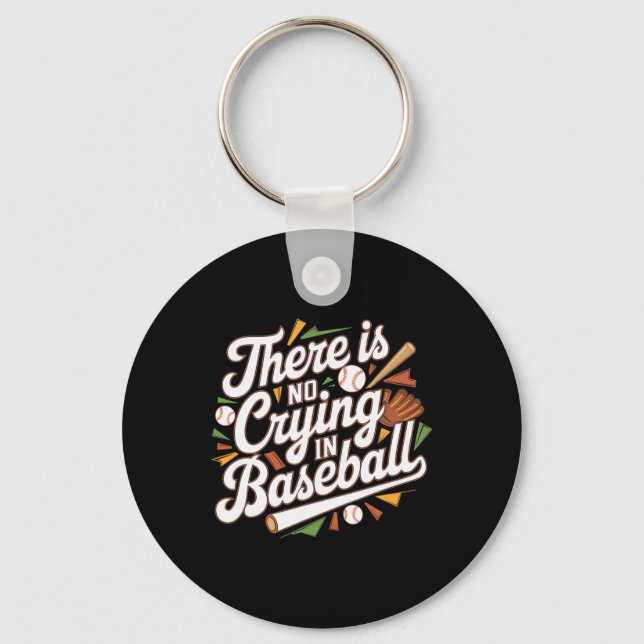 Porte-clés Il N'Y A Pas De Pleurage Dans La Quot De Baseball  (Recto)