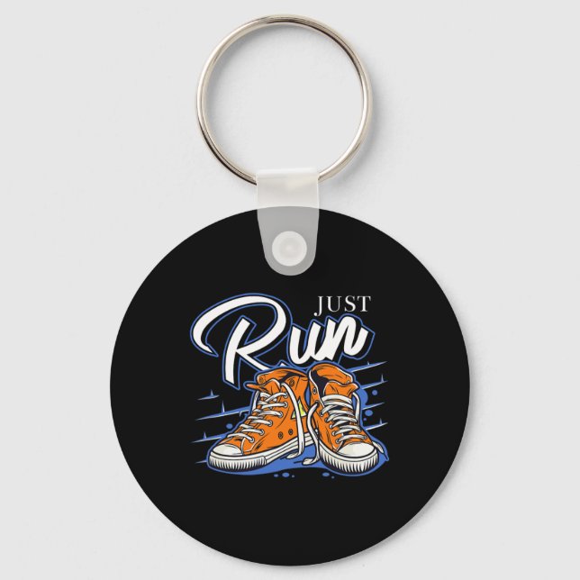 Porte-clés Il suffit de courir Biathlon Jogging Triathlon Run (Recto)