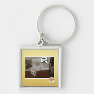 Porte-clés Il y a des lièvres en ma nourriture