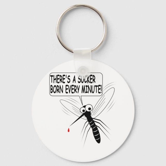 Porte-clés Il y a un pompier né chaque minute (Recto)