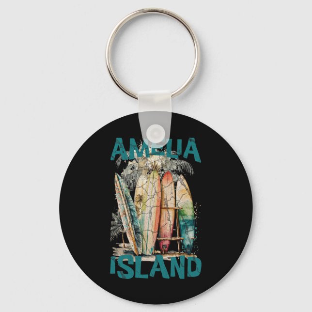 Porte-clés Île Amelia Floride  (Recto)