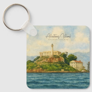 Porte-clés Île d'Alcatraz – Monument de voyage de San Francis