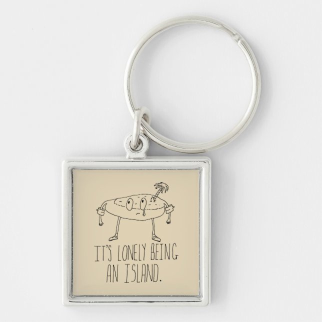 Porte-clés Île de bande dessinée (Devant)