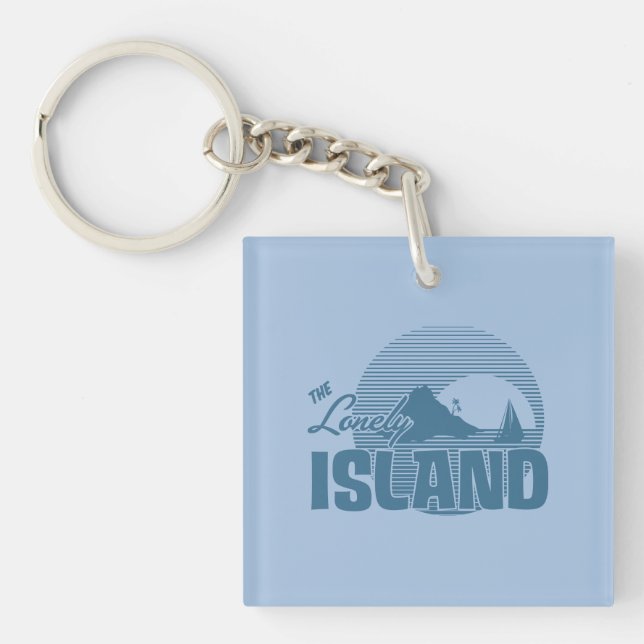 Porte-clés Île de Dookie - bleu (Devant)