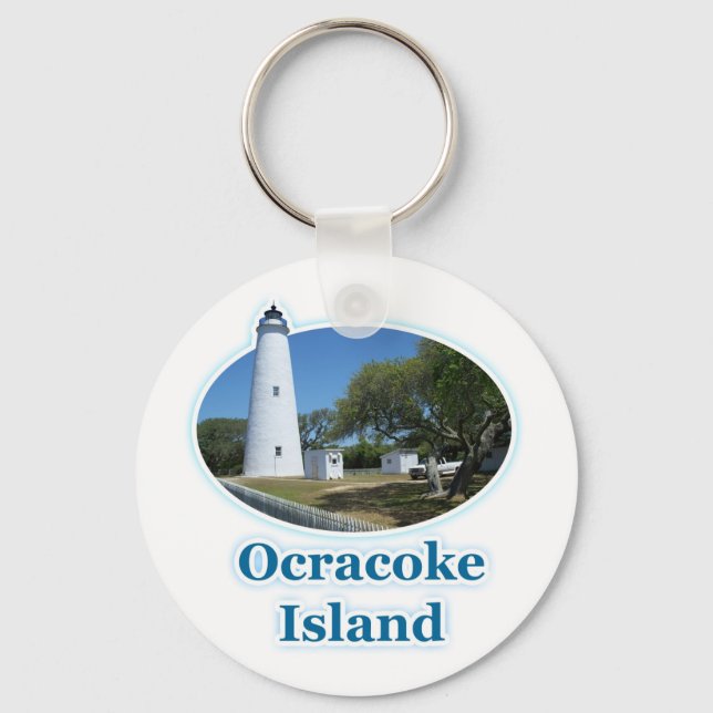 Porte-clés Île d'Ocracoke, Caroline du Nord (Recto)