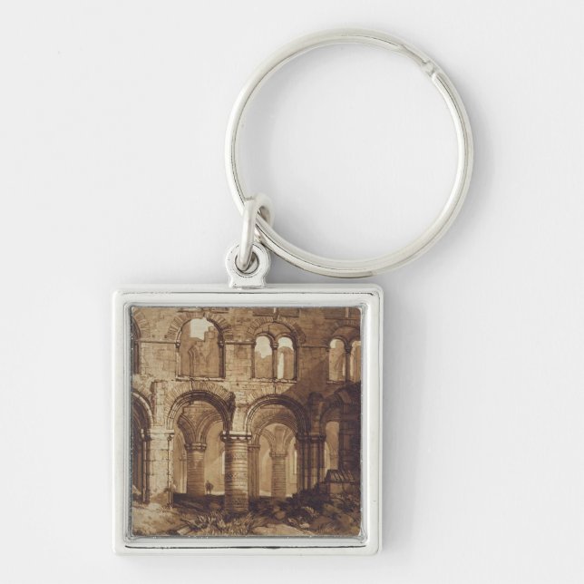 Porte-clés Île sainte Cathed de Joseph Mallord William Turner (Devant)