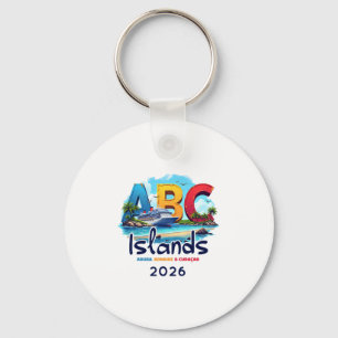 Porte-clés Îles Abc Aru Bonaire Curacao Croisière Vacances 20
