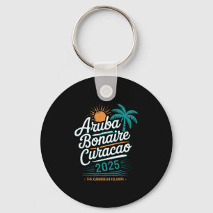 Porte-clés Îles Abc Aruba Bonaire Curaçao Croisière Vacances 