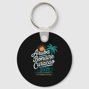 Porte-clés Îles Abc Aruba Bonaire Curaçao Croisière Vacances 