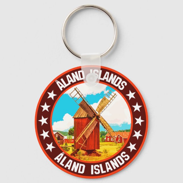 Porte-clés Îles Åland (Recto)