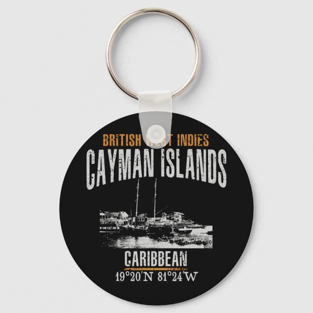 Porte-clés Îles Caïmans (Recto)