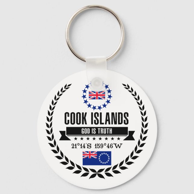 Porte-clés Îles Cook (Recto)