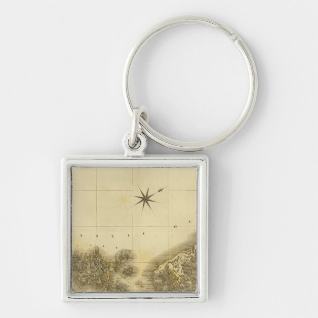 Porte-clés Îles du Sud-Ouest (Devant)