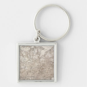 Porte-clés Illettrisme masculin blanc