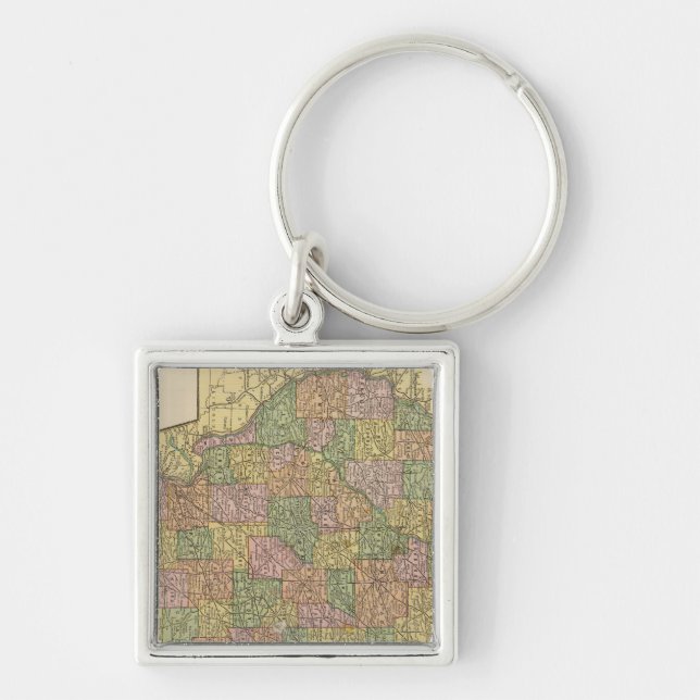 Porte-clés Illinois 2 (Devant)