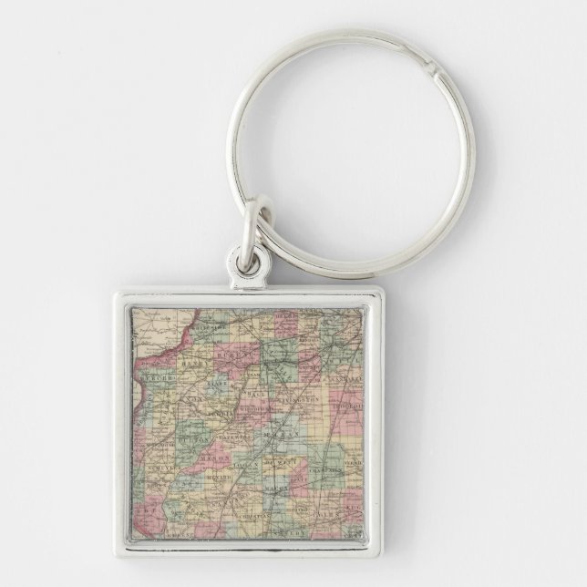 Porte-clés Illinois 9 (Devant)