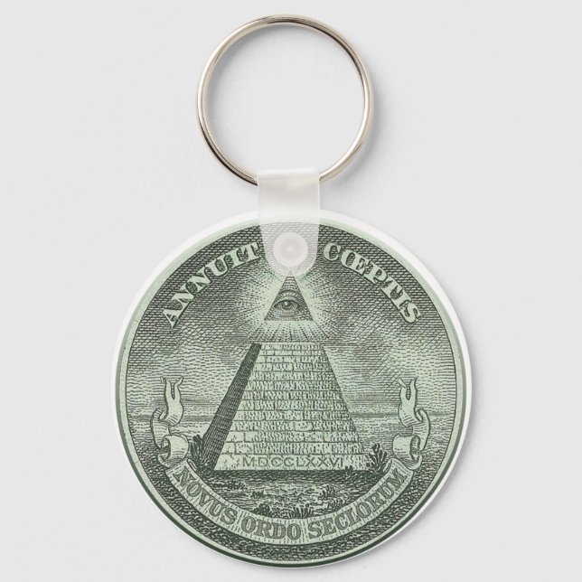 Porte-clés Illuminati - All seeing eye (Recto)