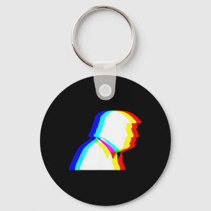 Porte-clés Illusion optique Trump Edm