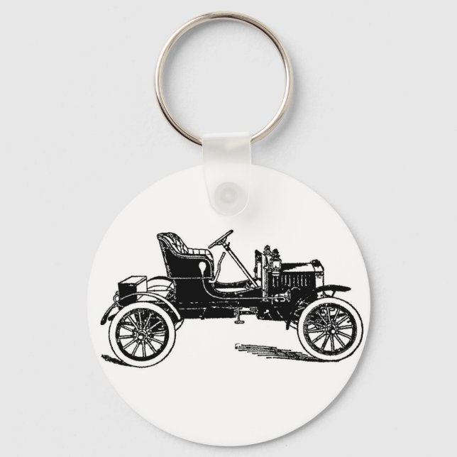 Porte-clés Illustration automobile de Maxwell 1909 (Recto)