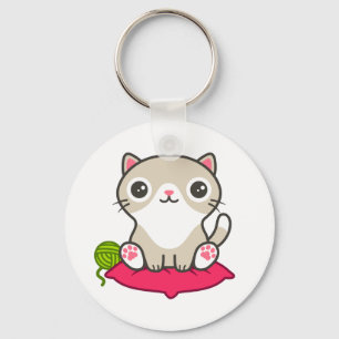 Porte-clés Illustration Cute Kitty