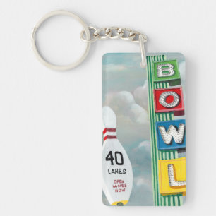 Porte-clés Illustration de bowling