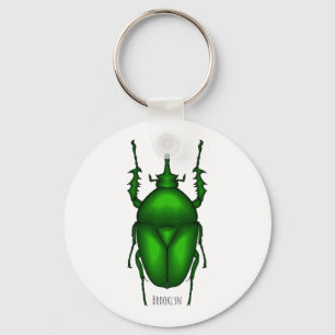 Porte-clés Illustration de bug Mecynorhina torquata