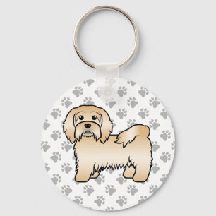 Porte-clés Illustration de chien de dessin animé mignon Bicho