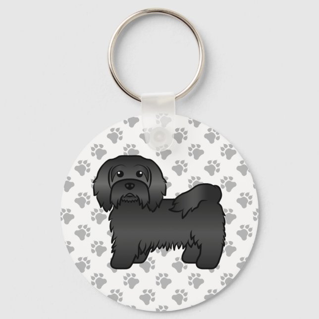 Porte-clés Illustration de chien de dessin animé mignon Havan (Recto)